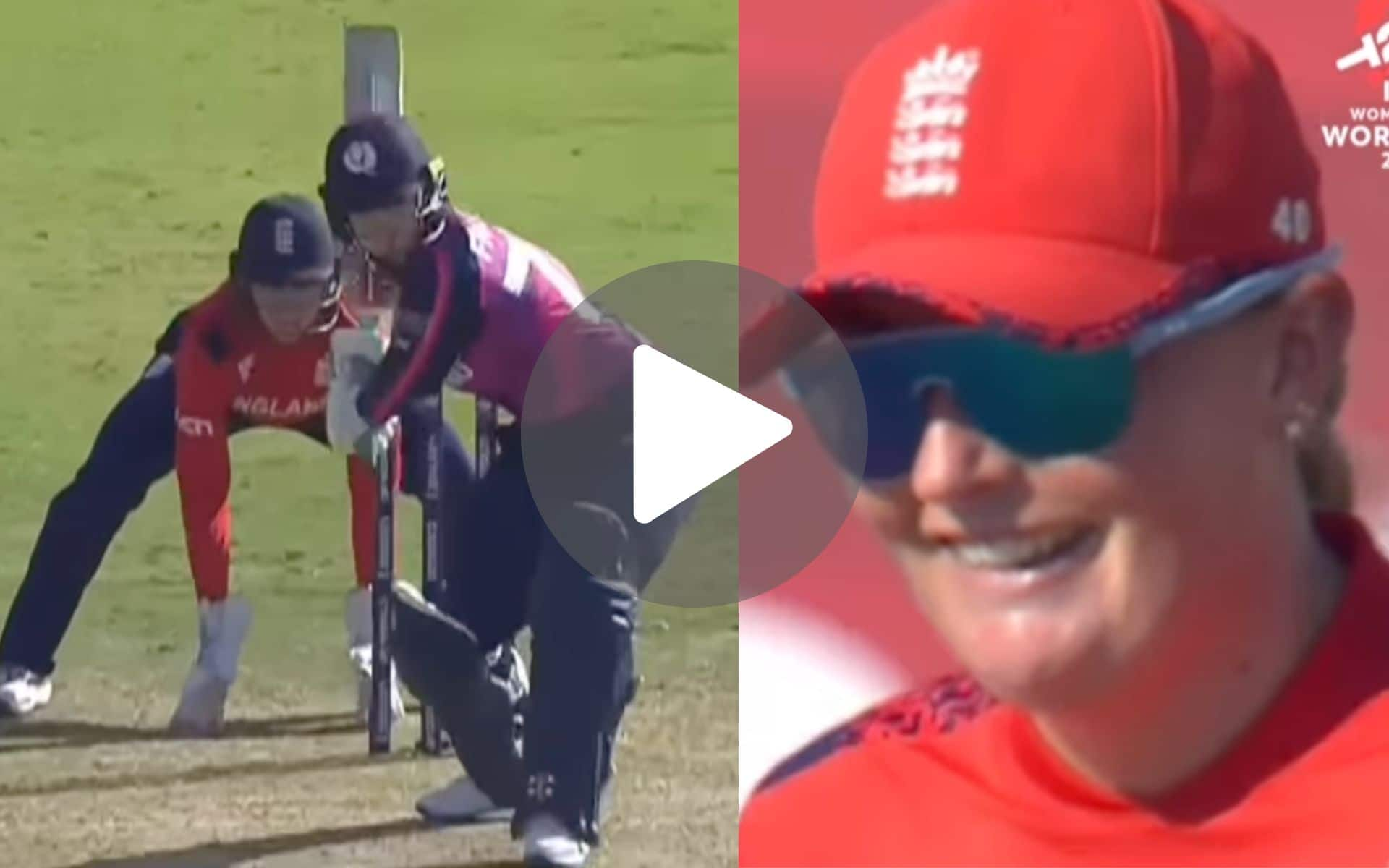 [Watch] Crazy Drama In Women's T20 World Cup As Bails Stay Unmoved Despite Nat Sciver-Brunt Hitting The Stumps